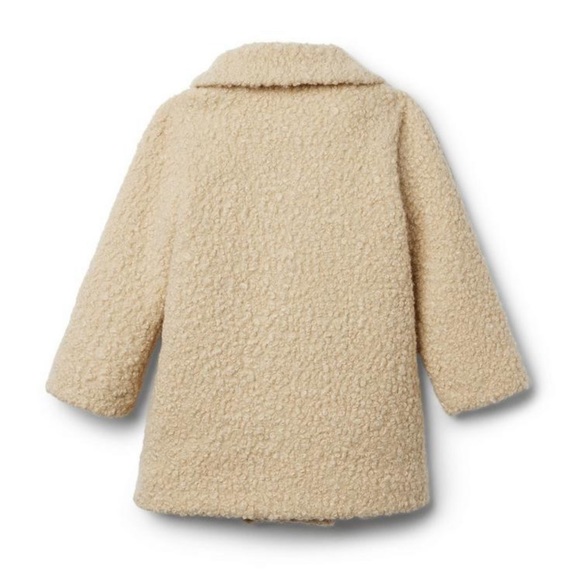 Janie and Jack coffee cake sherpa coat sz 12-18 months girls - Picture 3 of 8